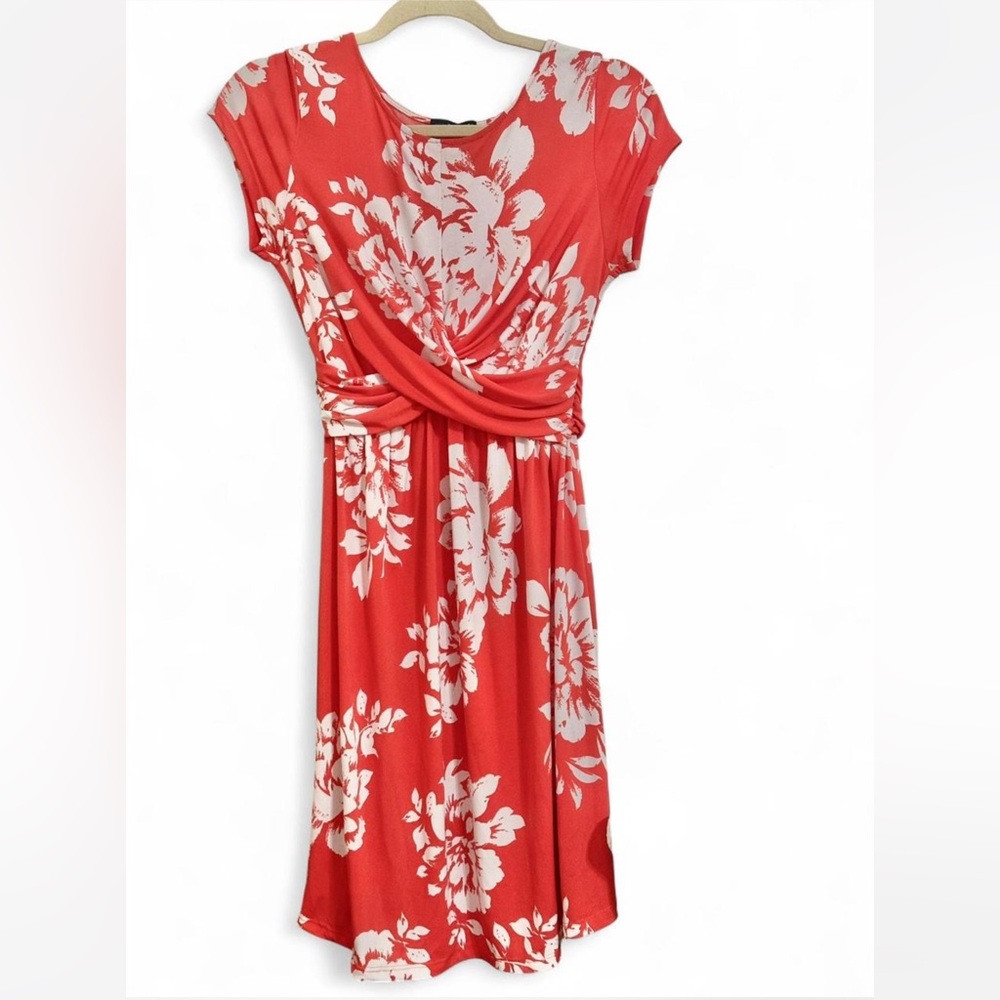 Floral Red Dress | SMALL